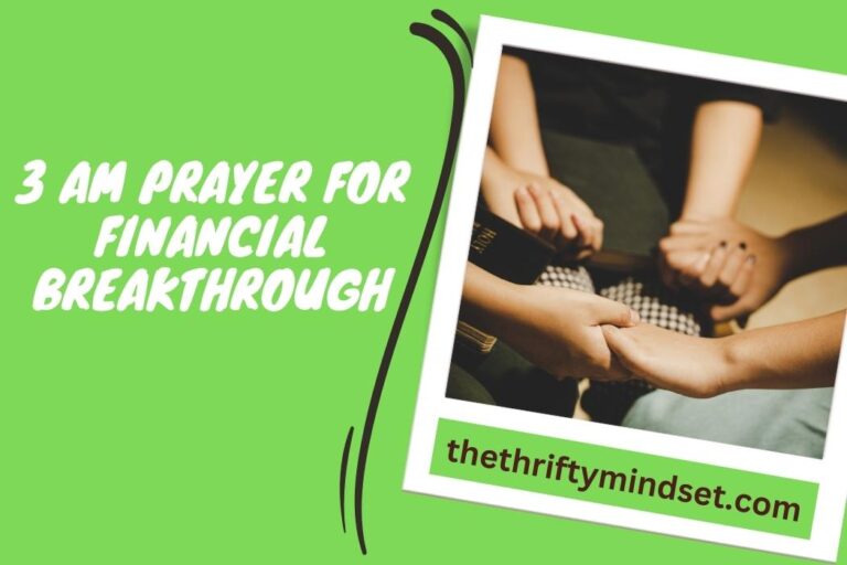 3 am Prayer For Financial Breakthrough