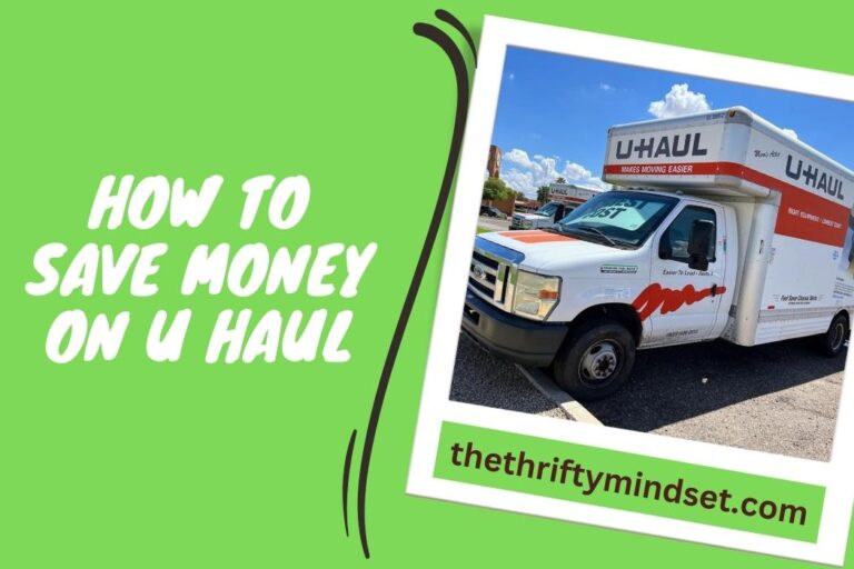 How To Save Money On U Haul