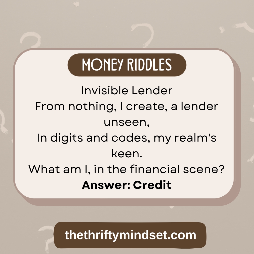 finance riddles